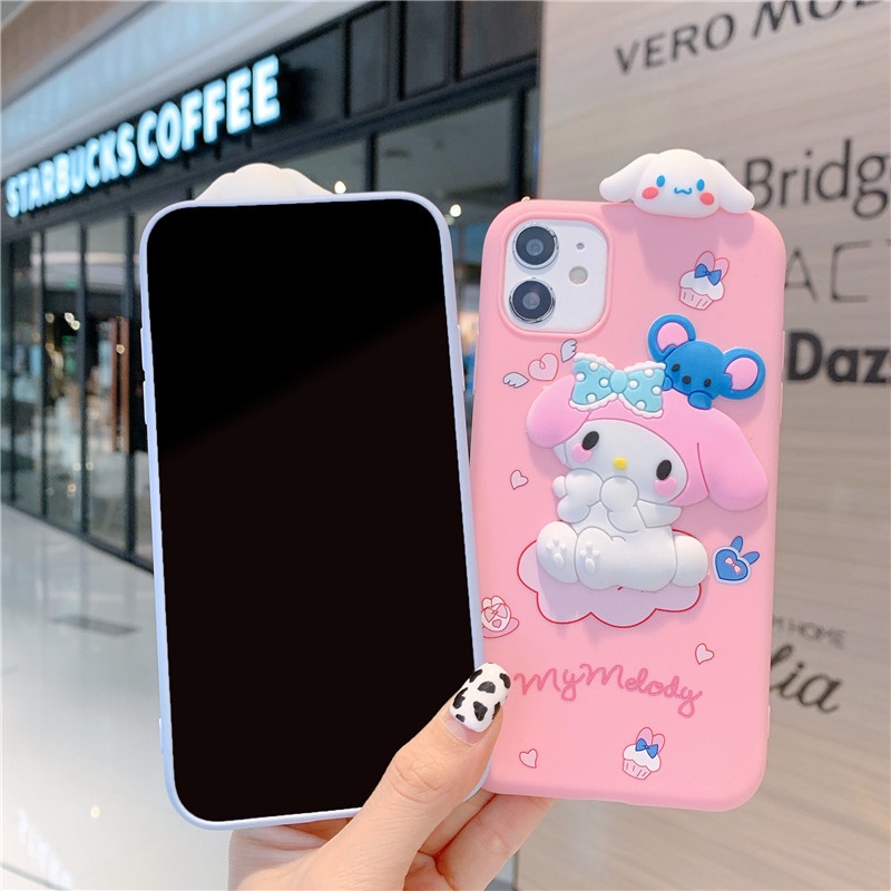Ốp Điện Thoại Dẻo Họa Tiết Hoạt Hình melody papa Dễ Thương Cho iphone 15 13 14 12 11 pro x xs max xr 6 6s 7 8 plus