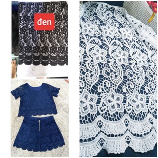 vải ren chỉ bông chân