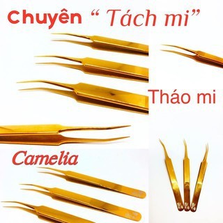 Nhíp Tách Mi Cho Người Mới - Chính Hãng Hani - Nhíp Camelia Giúp Nối Mi Thon Nhẹ Dễ Tách