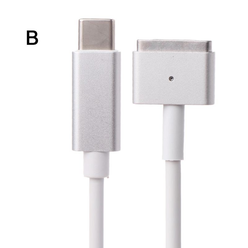 Cáp chuyển Type C sang Magsafe 1/2 thiết kế tiện lợi cho MacBook Retina Pro Air 45W 60W 85W