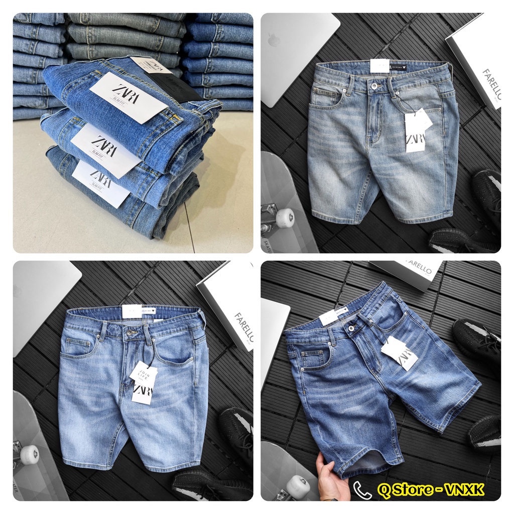 Quần Short Jean ZARA Cao Cấp (ẢNH THẬT 100%)