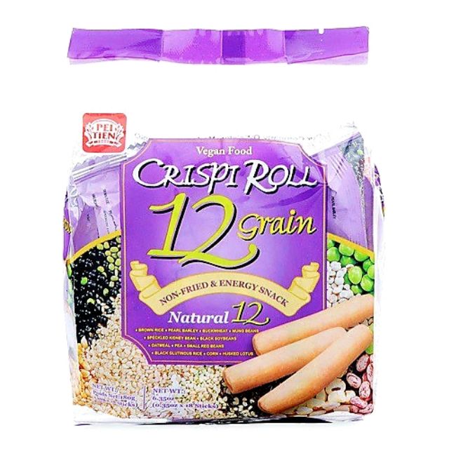 Bánh Crispi Roll 12 loại ngũ cốc 180g ĐỦ 5 VỊ (18 gói)