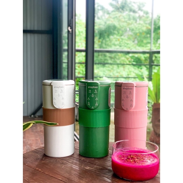 (Chính hãng-BH 12 tháng) Máy làm sữa hạt mini đa năng Snapbee nấu cháo,Soup,Sinh tố