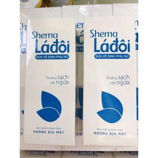 Dung dịch vệ sinh phụ nữ SHEMA LÁ ĐÔI