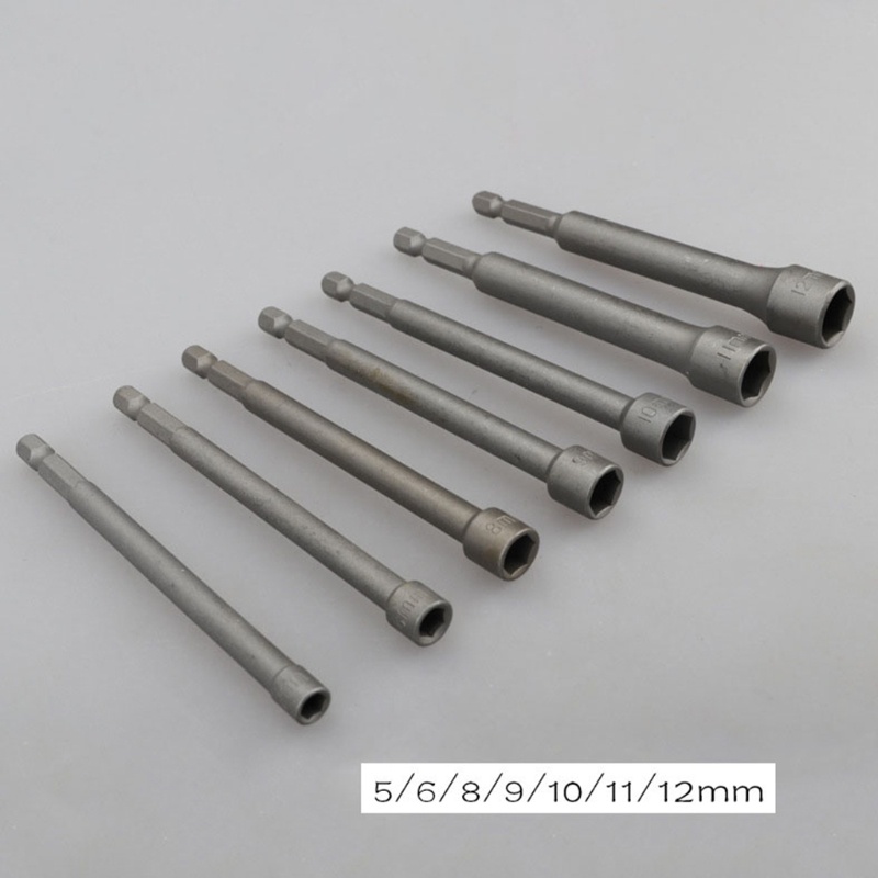 Bộ 7 Đầu Nối Dài Chuyển Đổi Mũi Khoan 5-12mm Chuyên Dụng