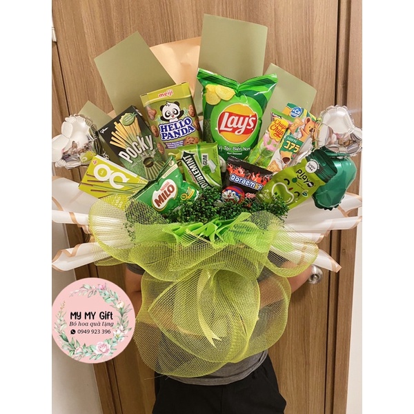 Bó hoa bánh kẹo