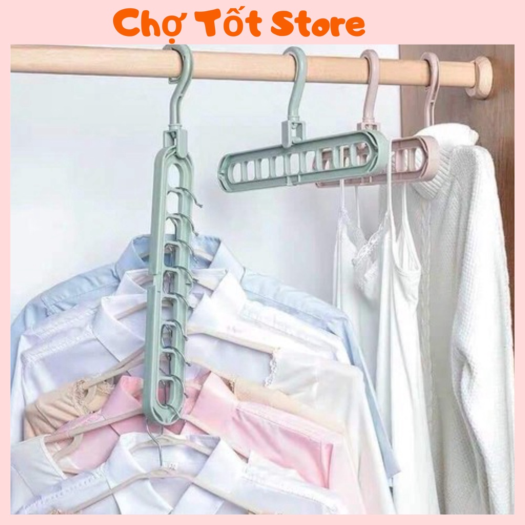 COMBO 2 MÓC TREO QUẦN ÁO NHIỀU TẦNG  2341 Chợ Tốt Store