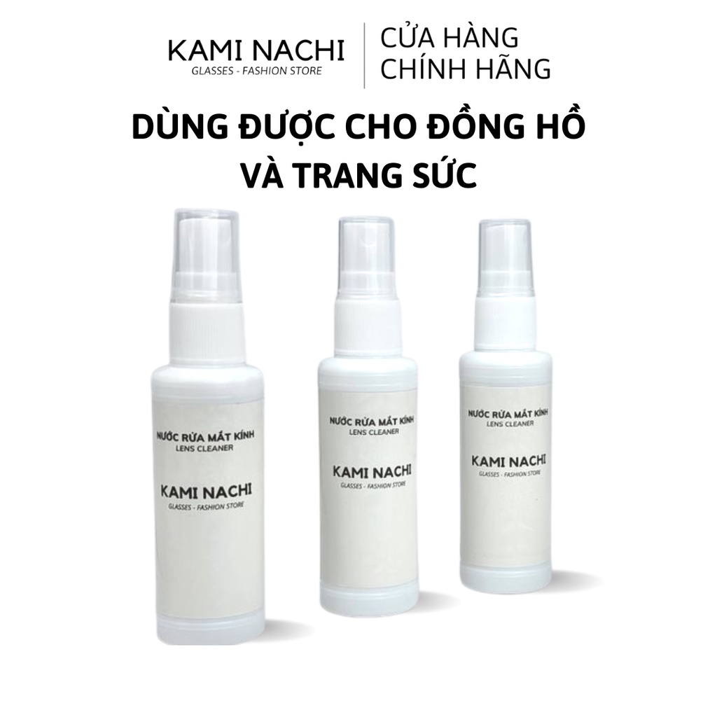 Nước xịt rửa mắt kính chuyên dụng KAMI NACHI 50ml