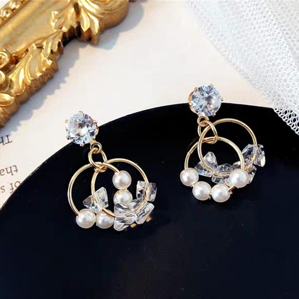 USNOW Bông Tai Ngọc Trai Thời Trang Cho Nữ