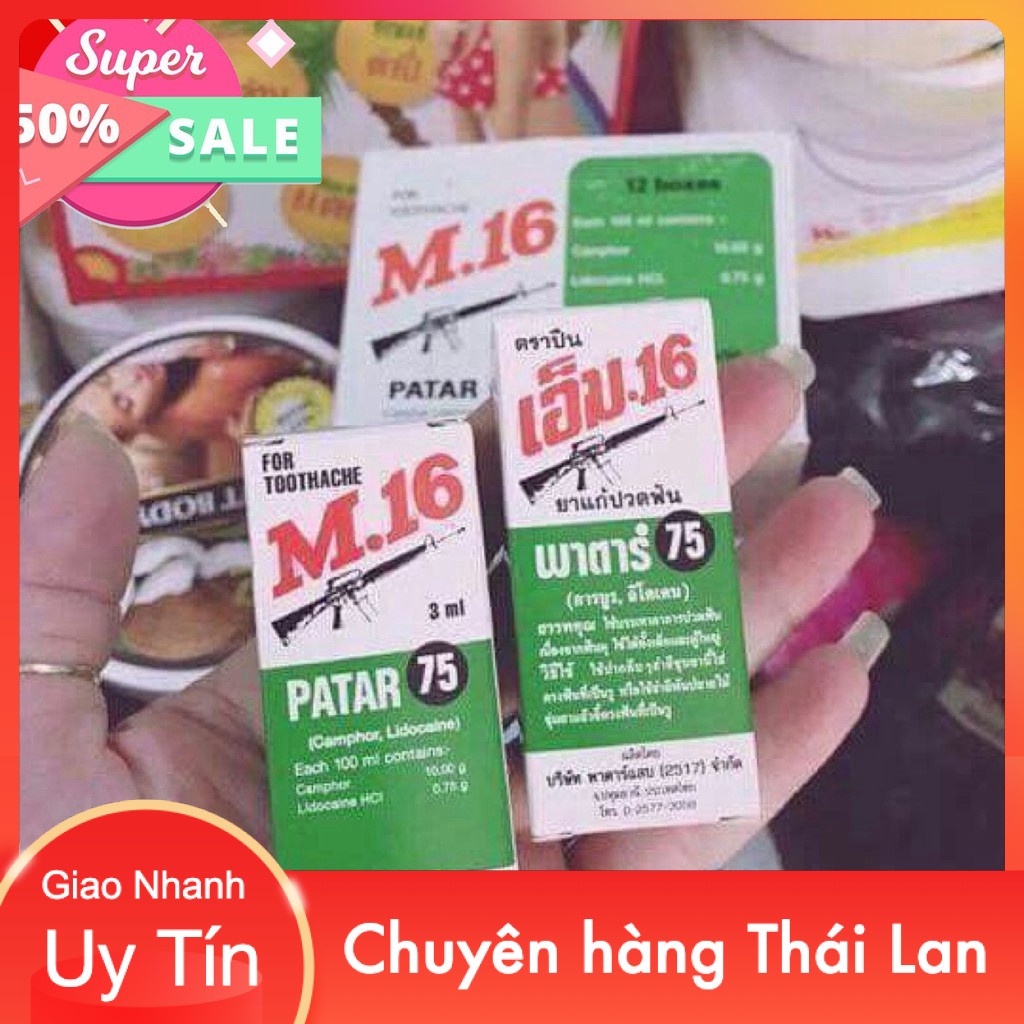 ĐAU NHỨC RĂNG PATAR M16