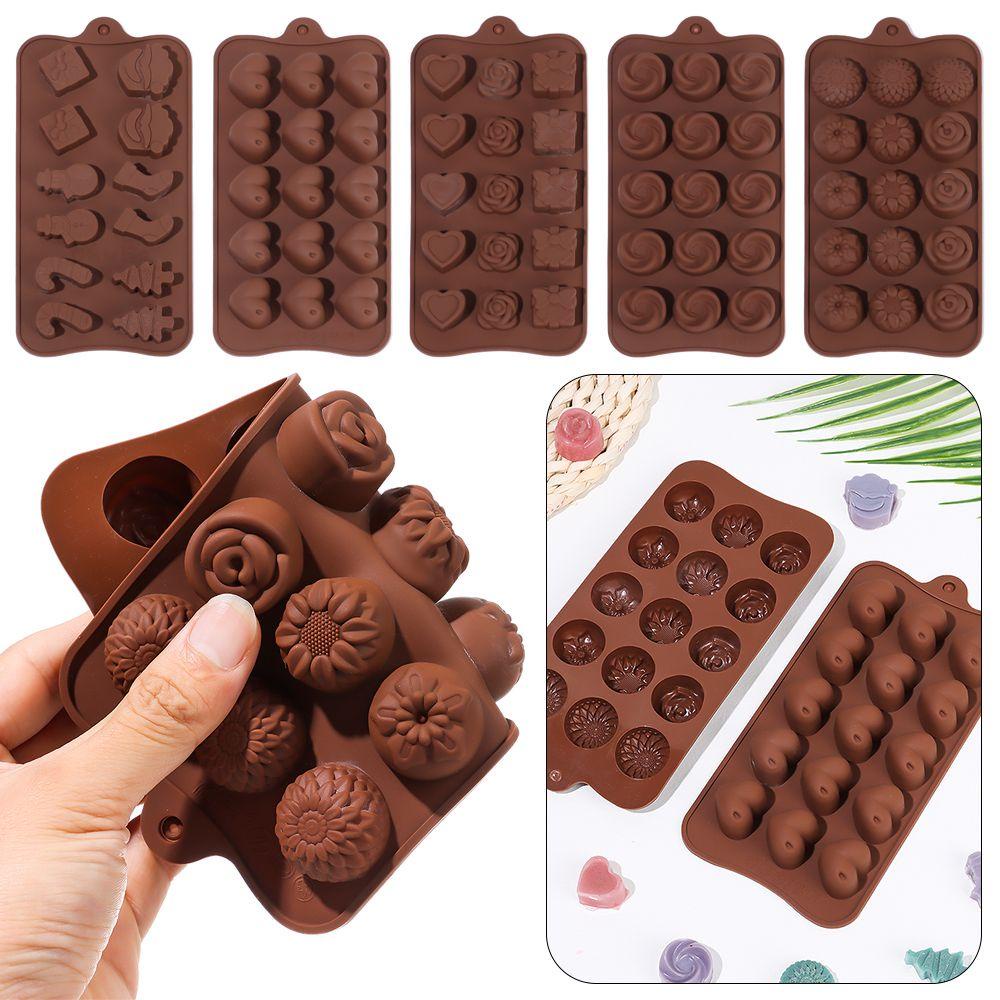 Khuôn Silicone Làm Bánh &amp; Socola Hình Trái Tim
