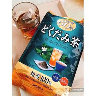Trà diếp cá giải độc mát gan Nhật Bản Orihiro - 60 gói