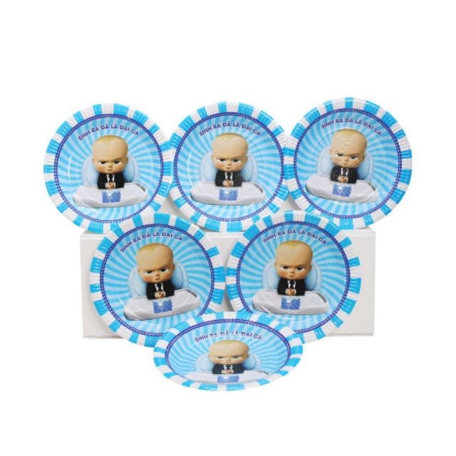 Set MEGA trang trí sinh nhật chủ đề Nhóc Trùm ( Baby boss )