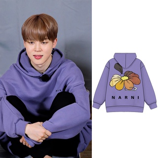 Áo hoodie nỉ giống Jimin BTS có mũ trùm đầu thu đông