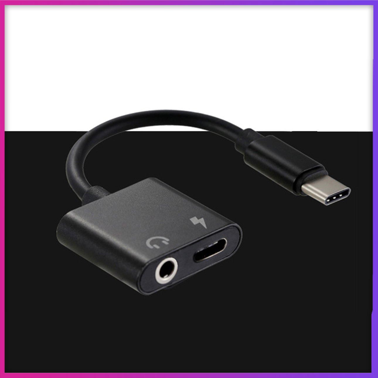 Dây Cáp Chuyển Đổi Đầu Usb C Sang Jack 3.5 Type C 2 Trong 1 3.5mm