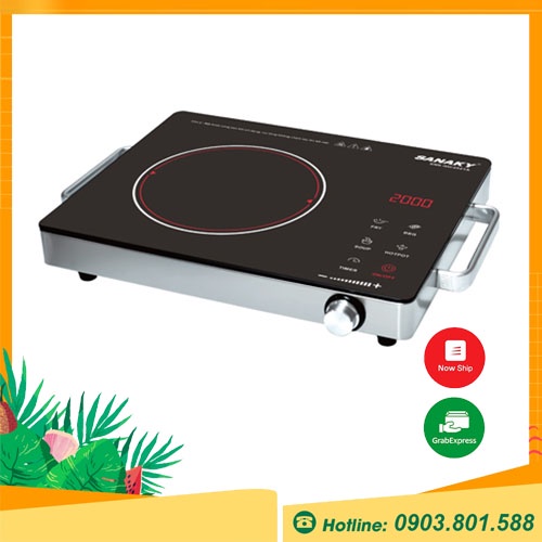 Bếp điện hồng ngoại Sanaky SNK-IHC2021A - Không kén nồi - Công suất 2000W - Bảo hành 1 năm - Alo Bếp Xinh