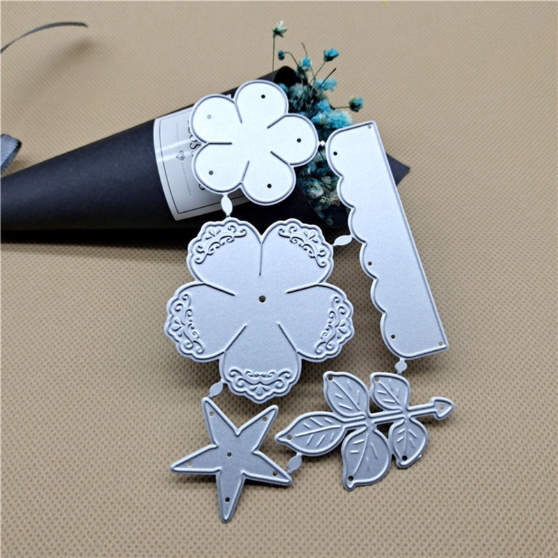✿ Khuôn Cắt Giấy Kim Loại Hình Hoa Xinh Xắn