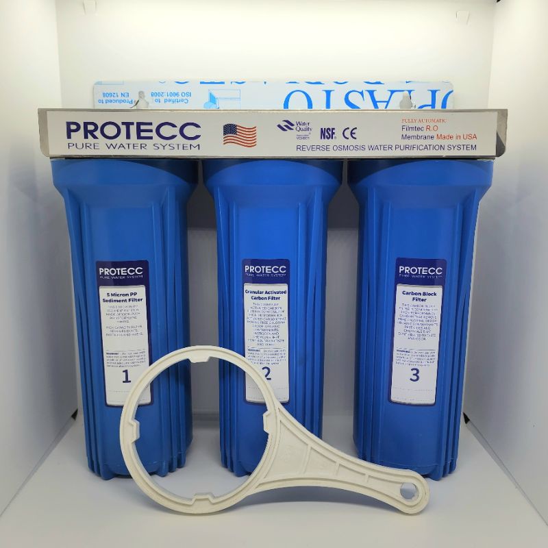 BỘ 3 CẤP LỌC ( 3 XANH ) ⚡️ XẢ KHO ⚡️ 10 INCH 1 RON LỌC NƯỚC - BỘ 3 LỌC NƯỚC, CẶN BẨN, KHỬ MÙI - BỘ 3 LỌC THÔ