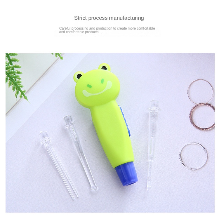 Dụng Cụ Lấy Ráy Tai Có Thể Tháo Rời Thiết Kế Kiểu Hoạt Hình Dễ Thương Cho Bé