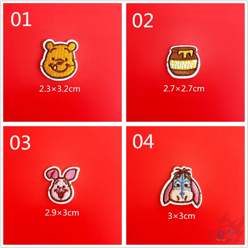 Miếng dán khâu vá hình chú gấu pooh xinh xắn