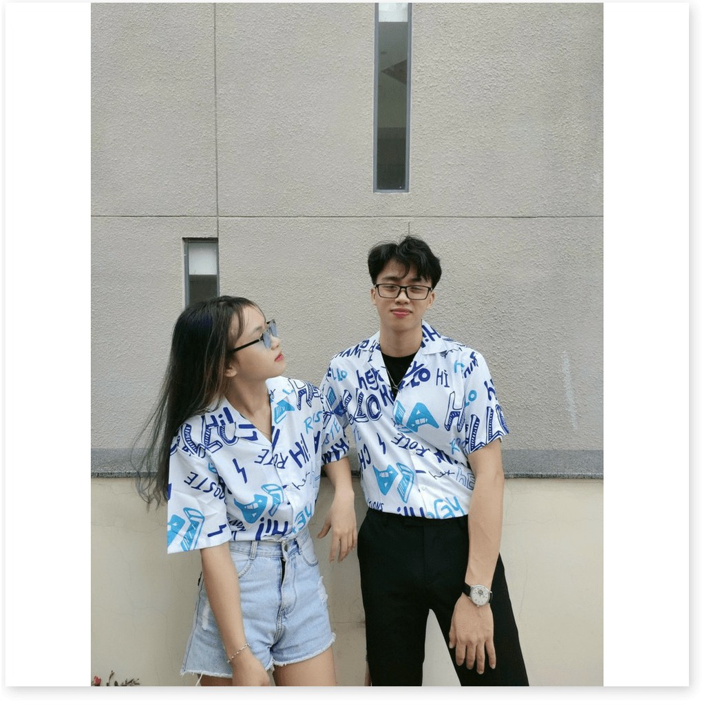 ÁO SƠ MI NAM NỮ,THIẾT KẾ HỌA TIẾT SIÊU NGẦU,ĐẶC BIỆT LÀ CHẤT LIỆU VÃI THOÁNG MÁT KHÁNH AN STORE