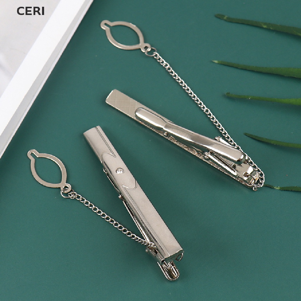 Kẹp cà vạt bằng thép không gỉ màu bạc mới cho nam