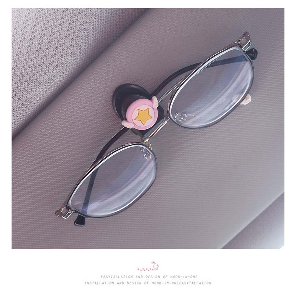 Móc dán treo đồ mini đa năng phong cách hoạt hình dễ thương độc đáo dùng trang trí nội thất / xe hơi