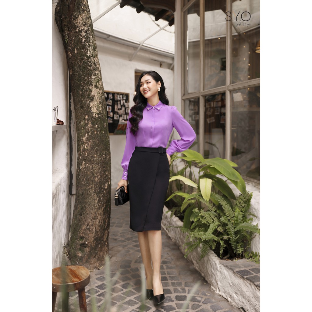 Sơ mi tay bồng- Necker Shirt SYO A5819014