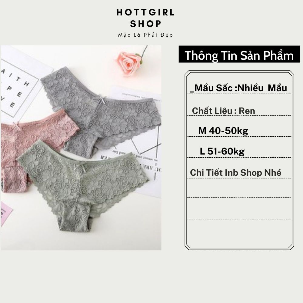HOT HOT HOT ! Quần lót ren thiết kế cao cấp, mặc như không mặc đã về rồi nha ce ơi. Sexy và quyến rũ 9/10 | BigBuy360 - bigbuy360.vn