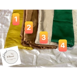 Chân váy Midi phi lụa - slit skirt.