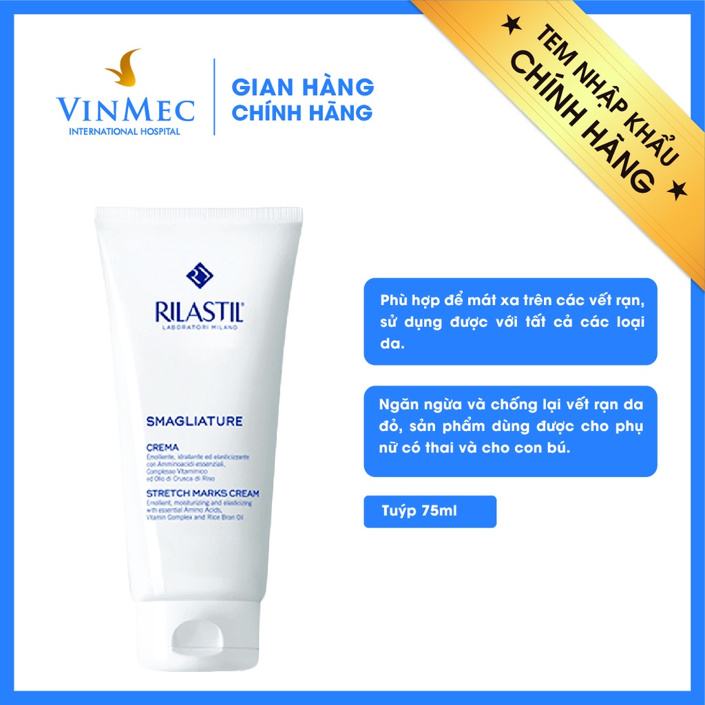 [Toàn quốc] Kem chống rạn da Rilastil Stretch Mark Cream 75ml tại Vinmec