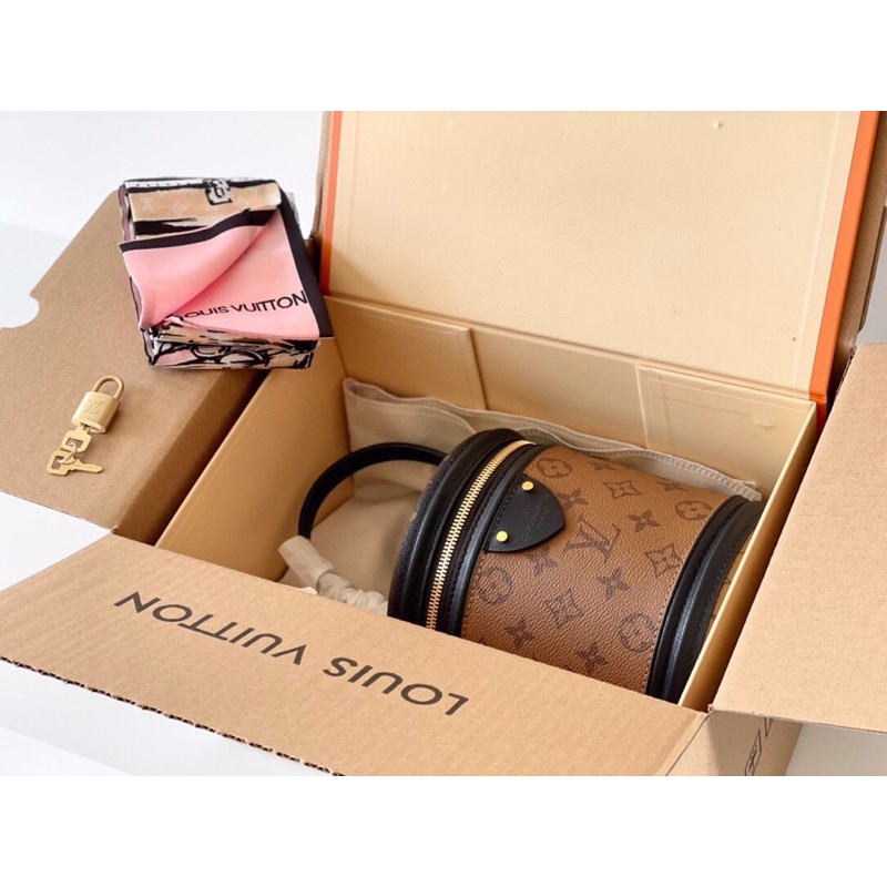 Túi lv cốp sz 17 chất da bò