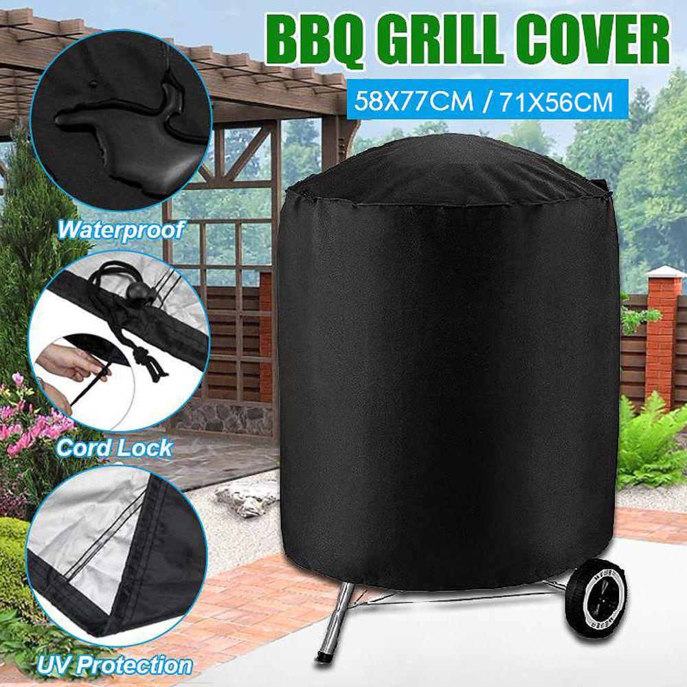 Tấm Bọc Lò Nướng BBQ Màu Đen Chống Nước Mưa Tiện Dụng