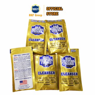 Bột tẩy rửa vách kính BKF - Tẩy cặn canxi vách tắm đứng - Vách kính chung cư - Ố vách kính