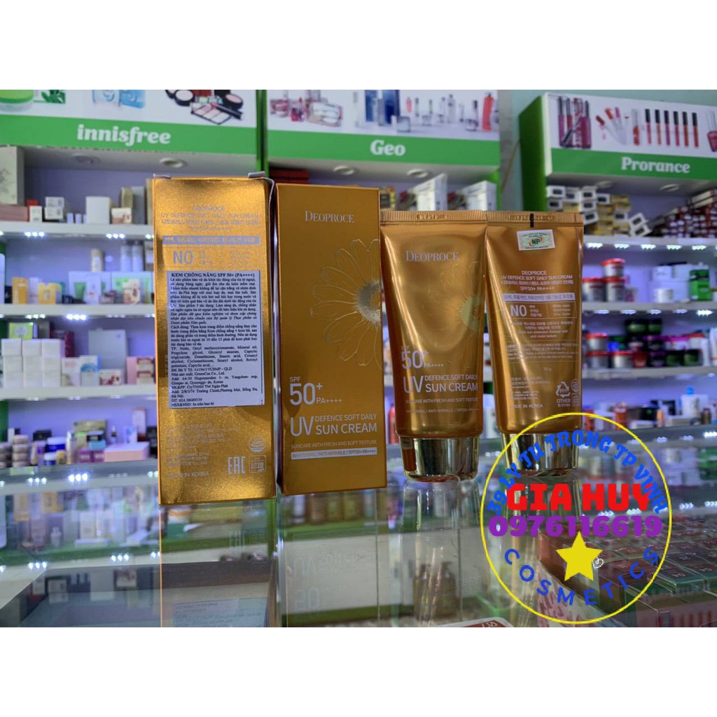 Kem chống nắng Deoproce SPF 50+ (PA++++)