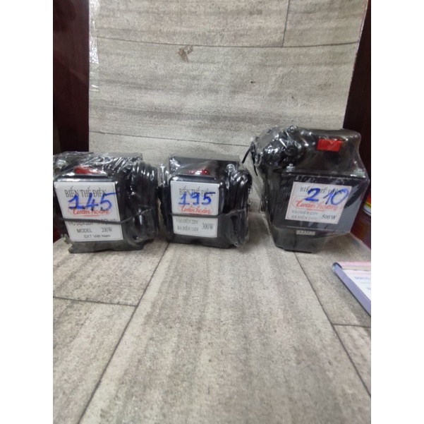 Biến thế 200w300w500w mini nhỏ gọn biến áp chuyển nguồn điện - bộ chuyển nguồn 220v ra 110v hoặc 100v