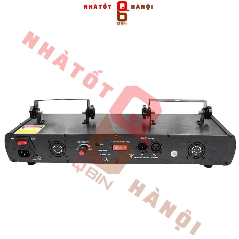 Đèn laser beam 4 cửa chớp theo nhạc dòng chuyên nghiệp phòng bay