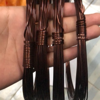 Dây nhôm mạ đồng 1,2mm uốn cây cảnh cuộn 20m