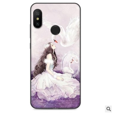 Ốp lưng xiaomi redmi 6 pro / XIaomi A2 Lite caosu in hình 3d đẹp mắt