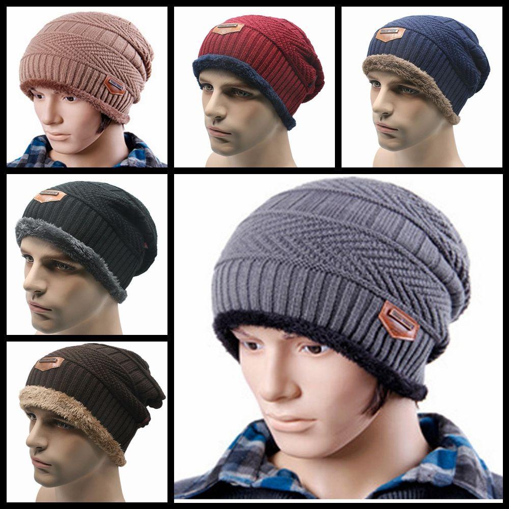 Mũ Beanie Dệt Kim Dày Dặn Phong Cách Thể Thao Thời Trang Cho Nam Và Nữ