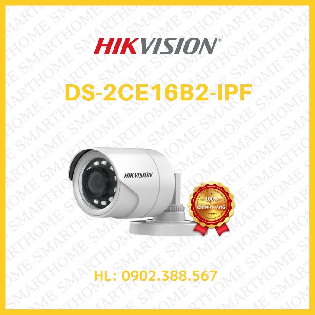 Camera HD-TVI 4 in 1 hồng ngoại 2.0 Megapixel HIKVISION DS-2CE16B2-IPF, DS-2CE56B2-IPF, DS-2CE56D0T-IRP, DS-2CE16D0T-IRP