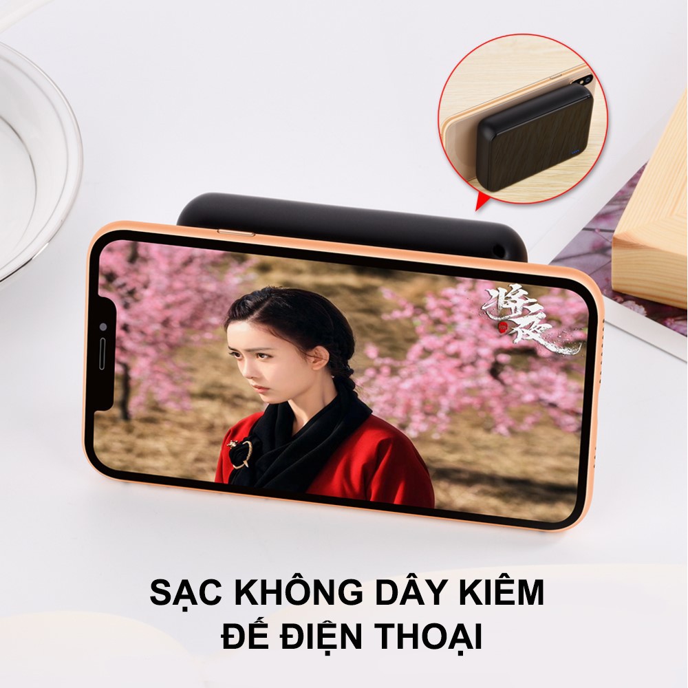 Pin dự phòng Devia Kingtone mini wireless 10000mAh- hàng chính hãng