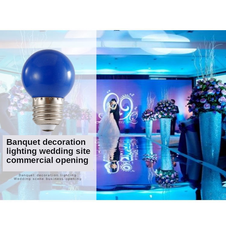 Bóng đèn led E27 1W 220V nhiều màu sắc dành cho trang trí phòng