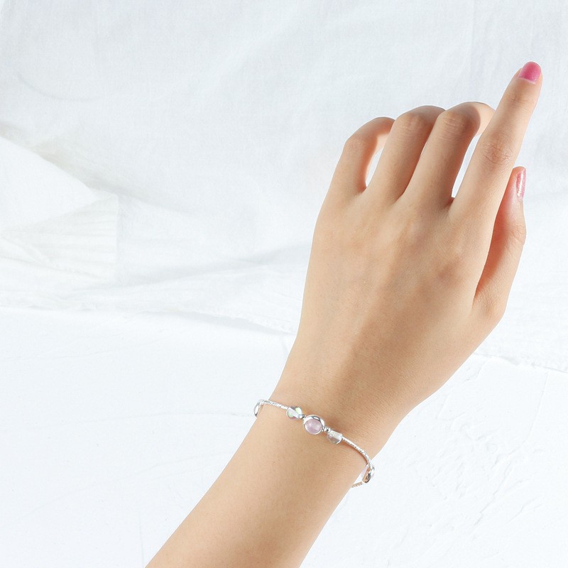 Vòng Đeo Tay Hình Đuôi Cá Đính Pha Lê Trái Tim Ngọt Ngào Dành Cho Nữ | BigBuy360 - bigbuy360.vn