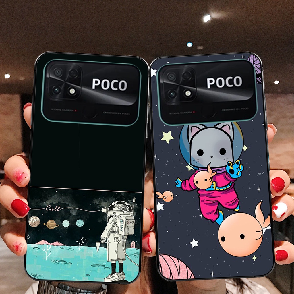Ốp lưng Xiaomi Poco C40 Bearbrick KAWS cực đẹp PHI hành gia cute siêu hot giá rẻ