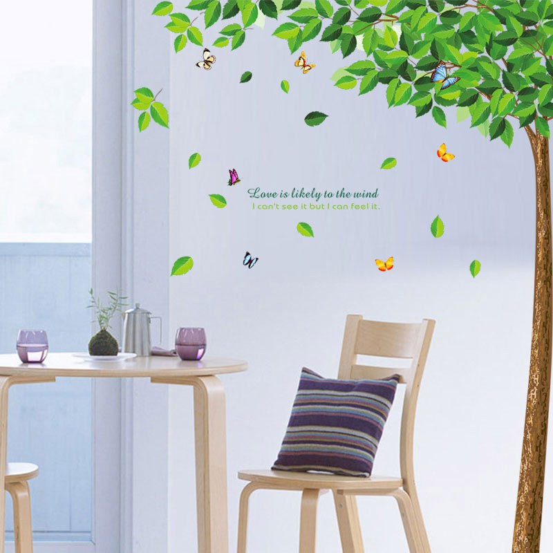 Decal dán tường cây xanh mát- HPMLA6026