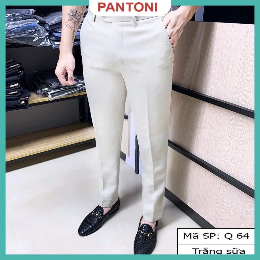 Quần tây nam Korean cao cấp chất vải tuyết mưa, co giãn 4 chiều Hàn dáng ôm body chống nhăn tuyệt đối | BigBuy360 - bigbuy360.vn