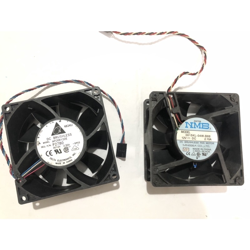 Fan 9 công suất lớn trên 2A kích thước 9x9x3,8cm sẵn jack cắm