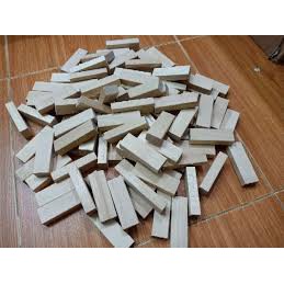 Bộ Gỗ xếp hình đồ chơi cỡ lớn giúp trẻ tránh xa điện thoại bộ 100 thanh