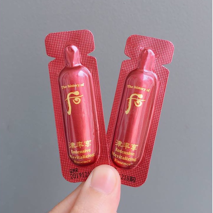 Combo 10 gói tinh chất whoo đỏ Red Wild Ginseng Facial Oil | BigBuy360 - bigbuy360.vn